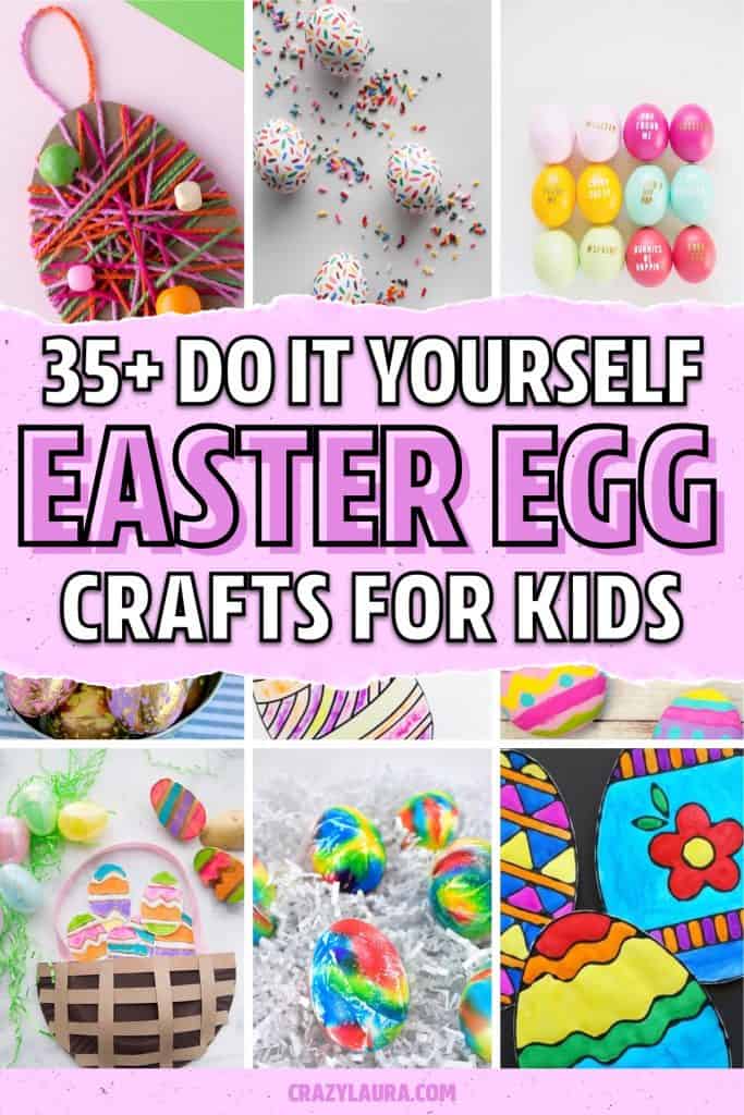 35+ Super Creative Easter Egg Crafts for Kids In