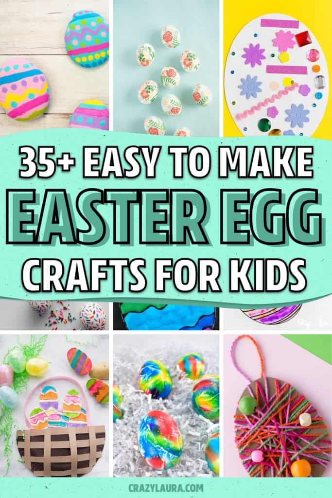 35+ Super Creative Easter Egg Crafts for Kids In