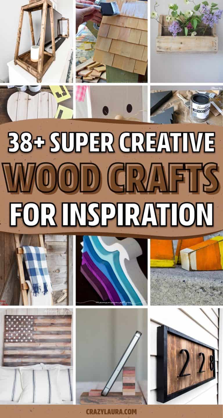 38+ Best DIY Wood Craft Ideas & Tutorials For