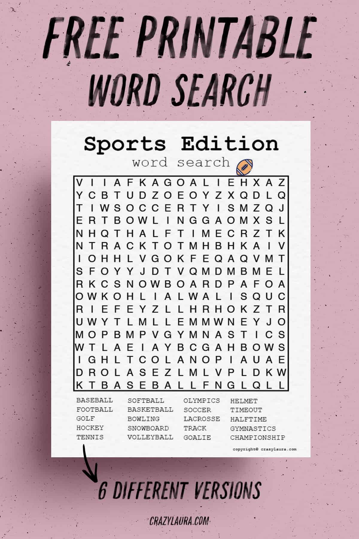 easy to download word search