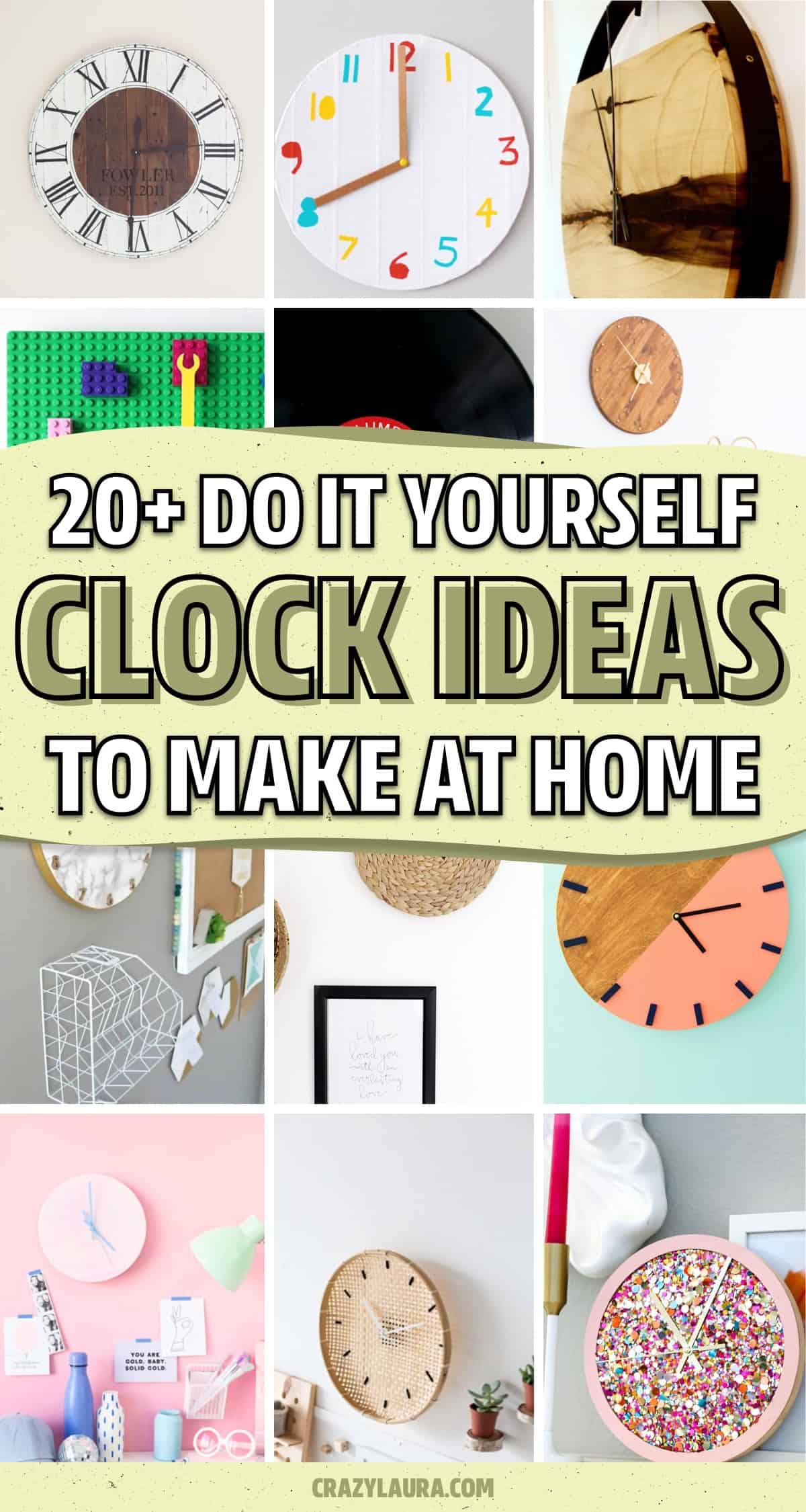 how to build your own clock at home