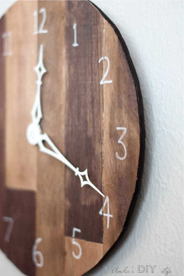 how to make a plywood clock