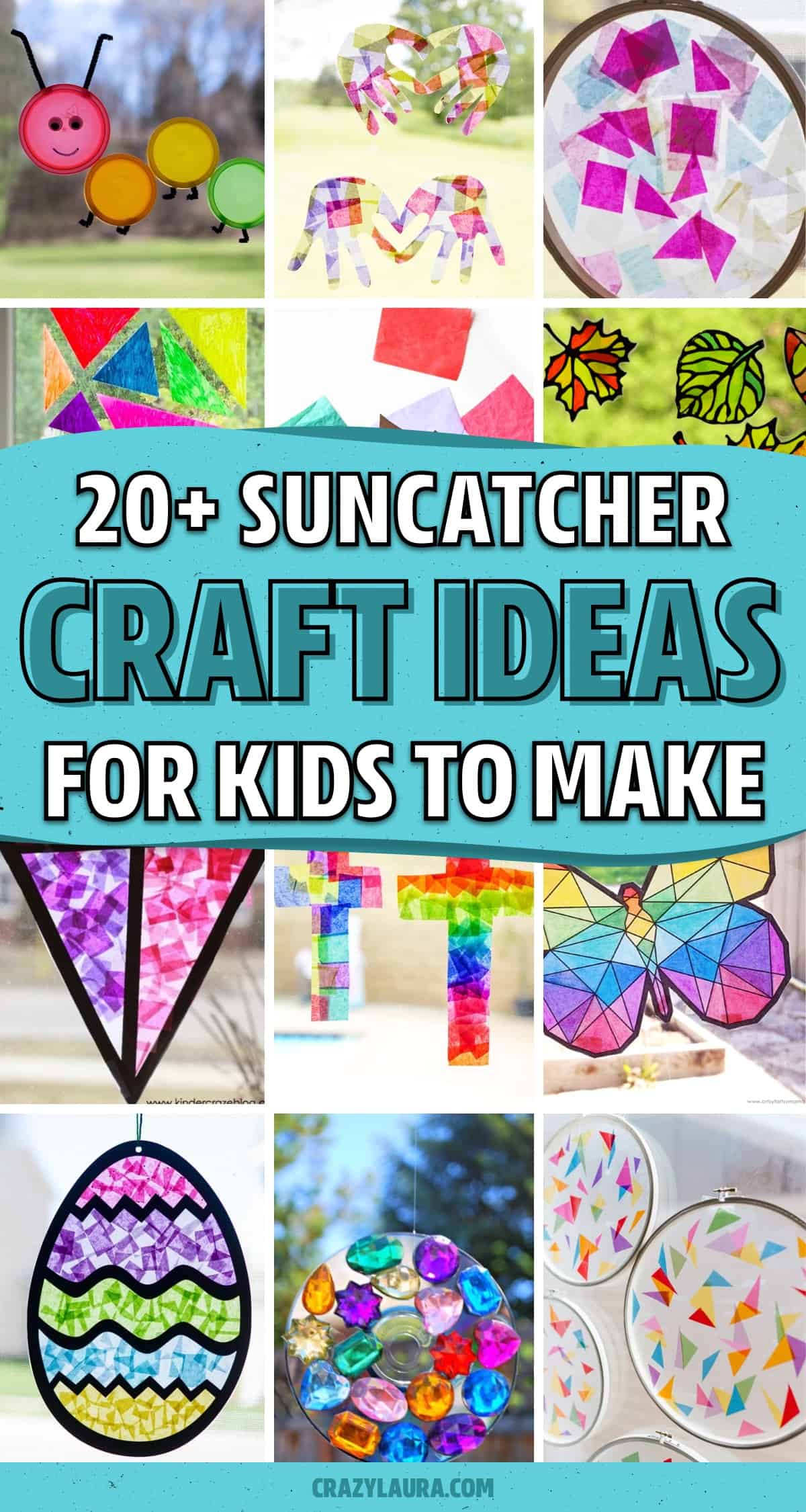 suncatcher craft examples for kids to make