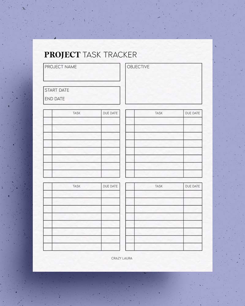 free task tracker for project planning