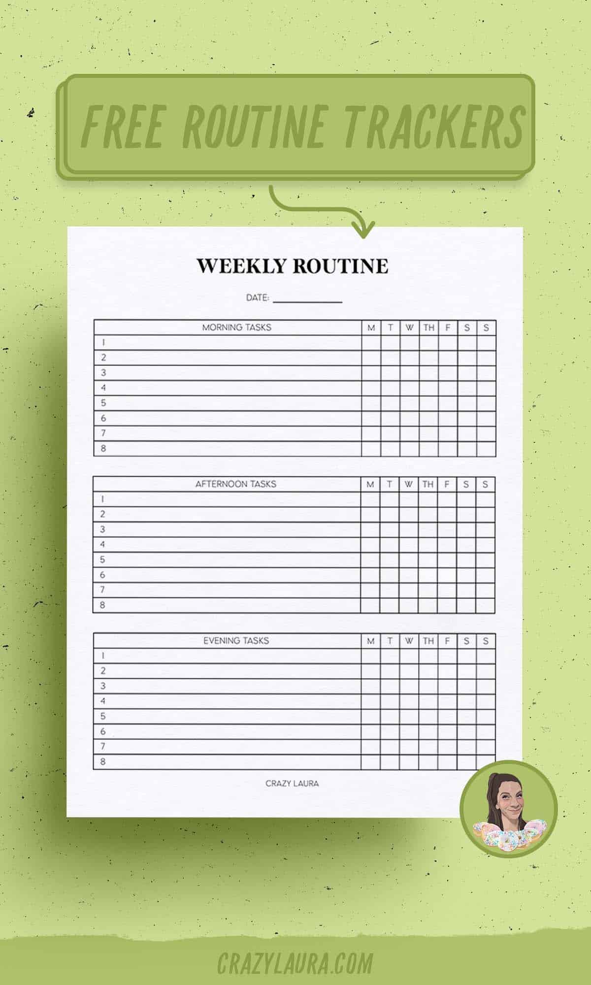 free routine printable