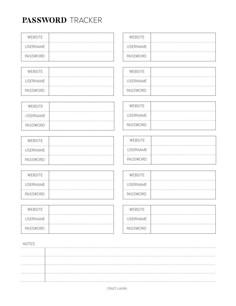 Student Planner Printable Pack With 16 Pages - Crazy Laura