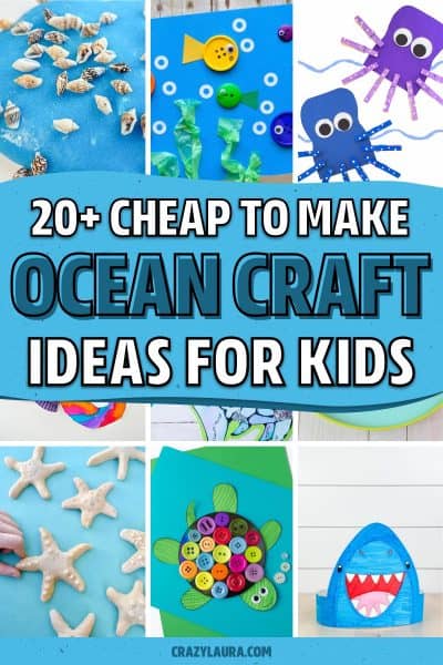 20+ Best Ocean Crafts & Tutorial Ideas For Kids - Crazy Laura