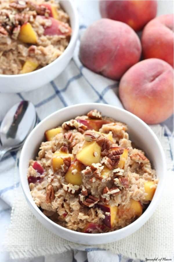 peach cobbler recipe for breakfast oats