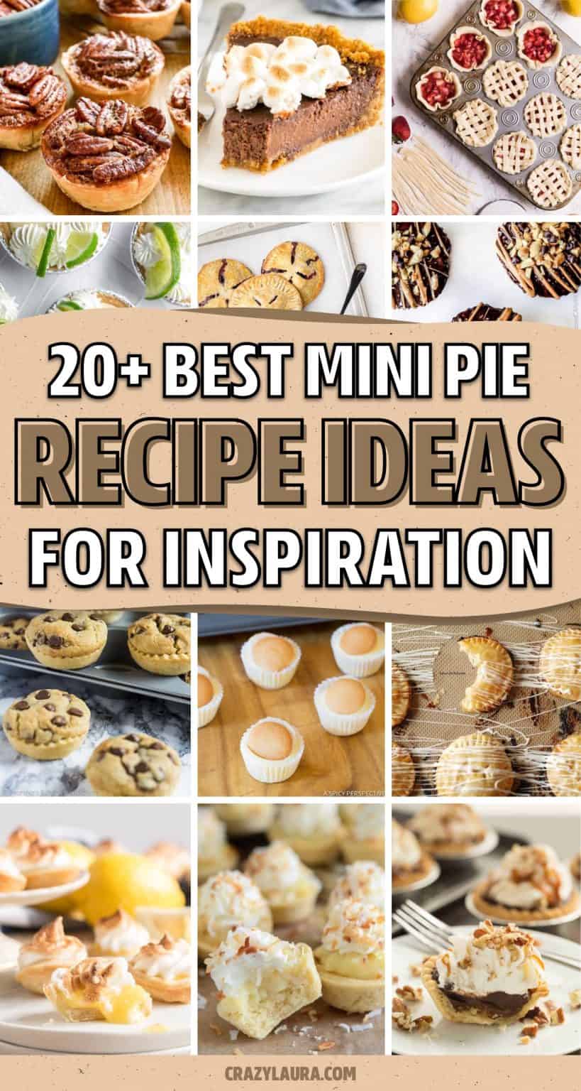 20+ Best Mini Pie Recipes & Bite Sized Muffin Tin Desserts - Crazy Laura