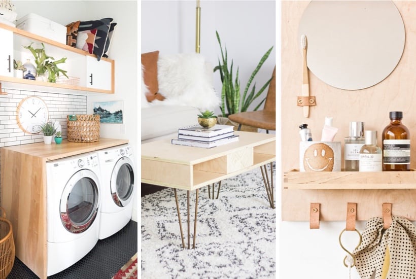 20+ Cheap & Creative DIY Plywood Projects For Inspiration