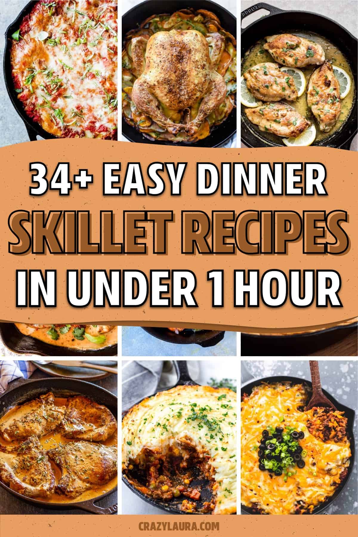 easy to make meals with skillet