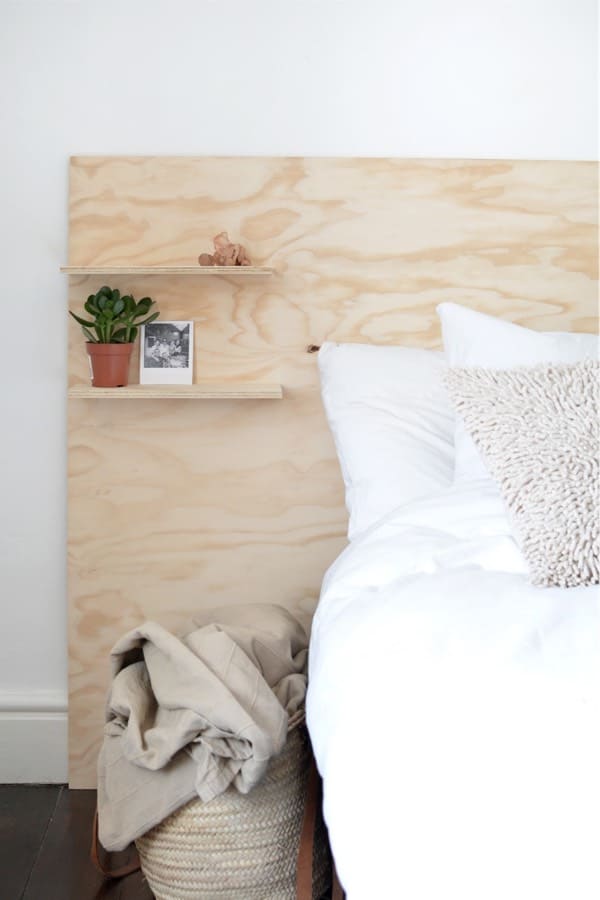 how to make your own plywood headboard