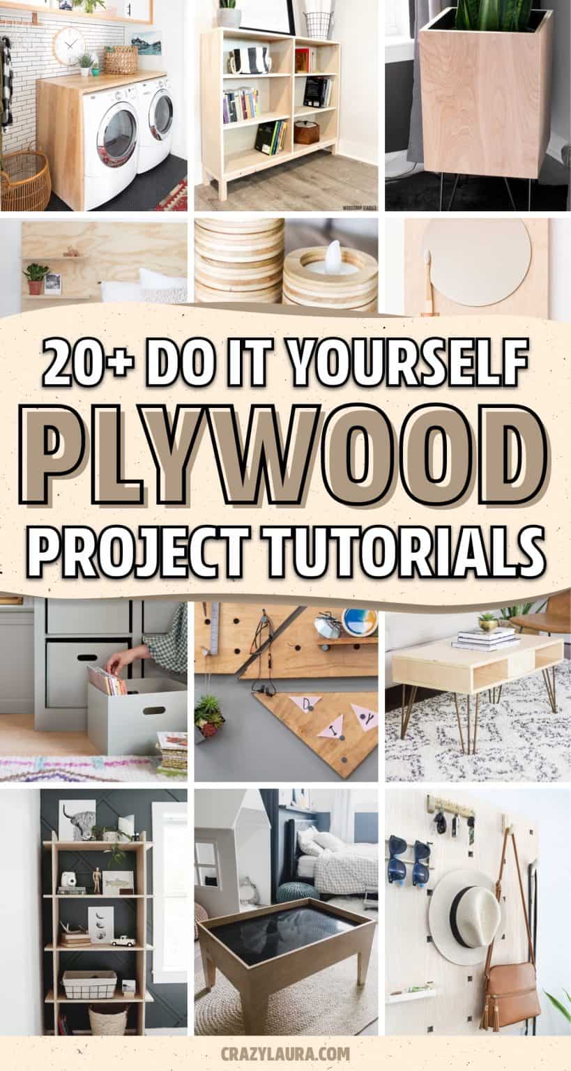 20+ Cheap & Creative DIY Plywood Projects For Inspiration - Crazy Laura