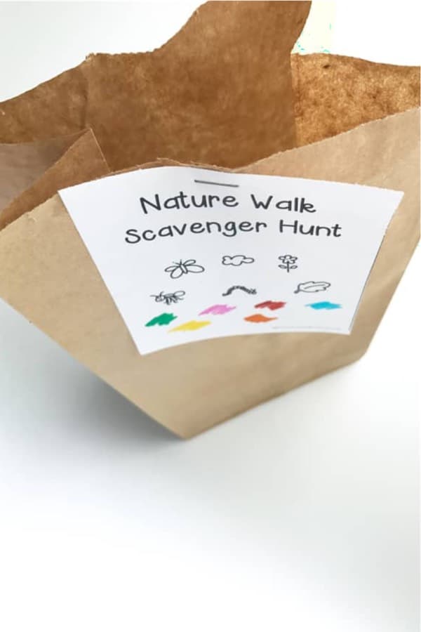 free nature scavenger hunt craft