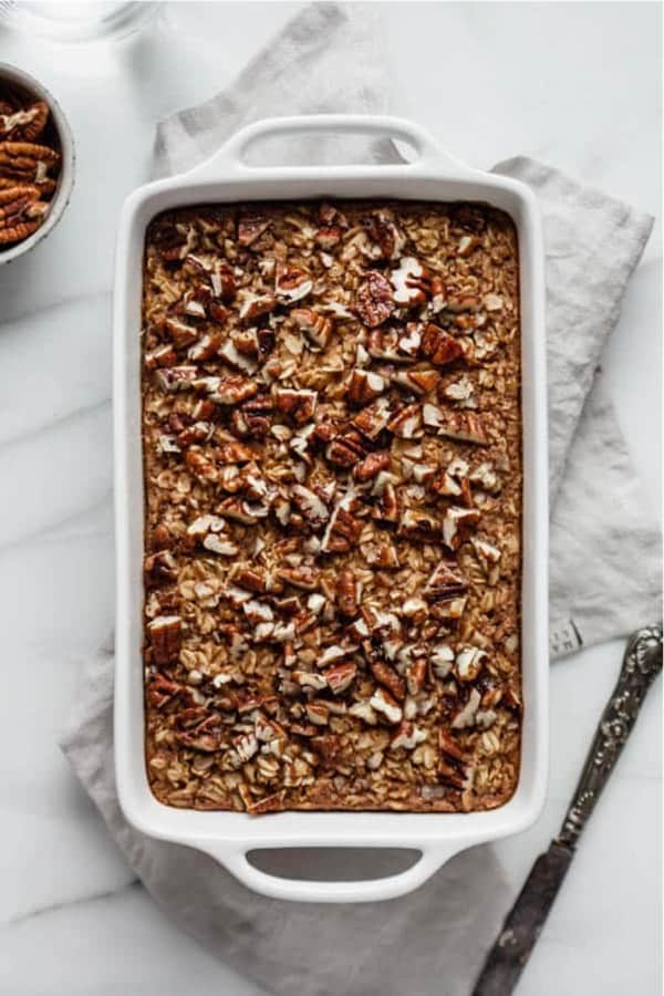 baked oatmeal recipe with pecans