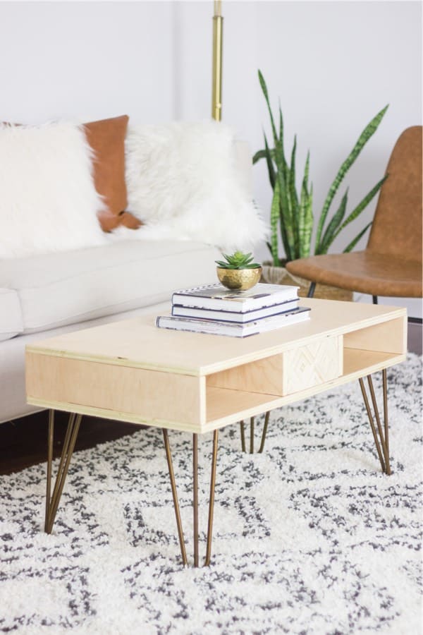 diy plywood project tutorial for coffee table