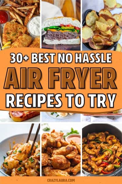 32+ Super Easy Air Fryer Recipes In Under An Hour - Crazy Laura