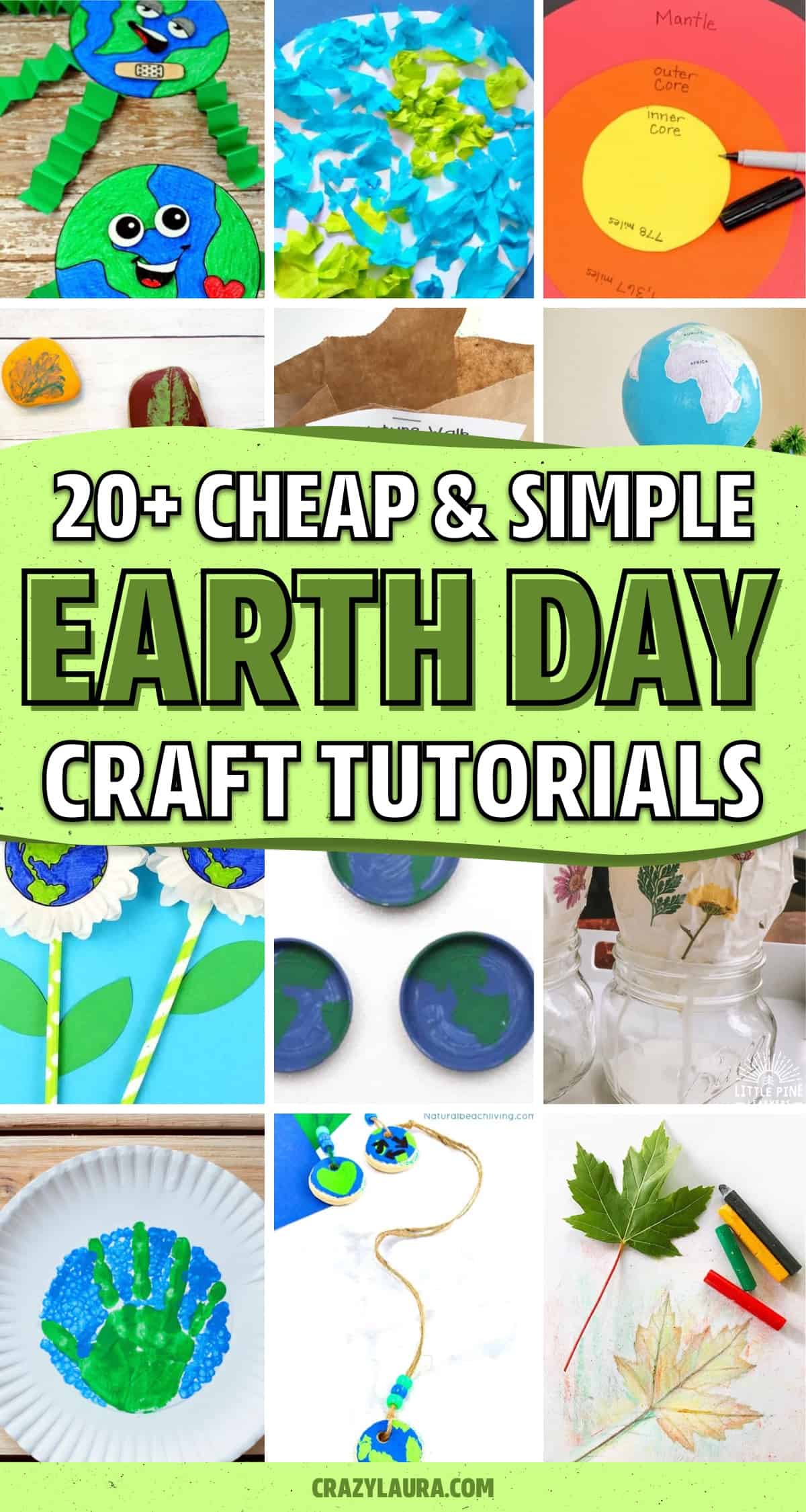 easy to make earth day kids craft ideas
