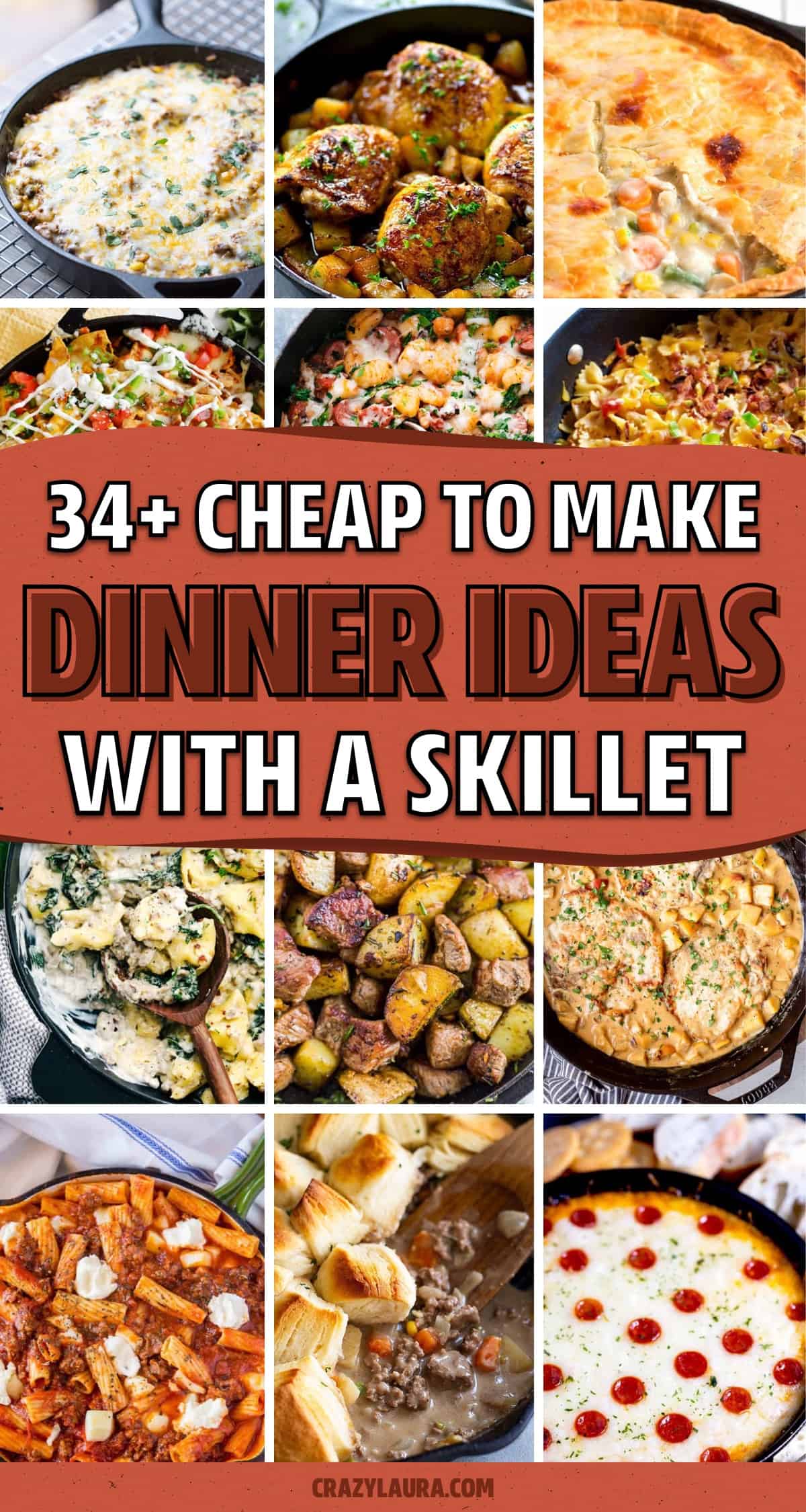 family meal tutorial for single skillet recipes