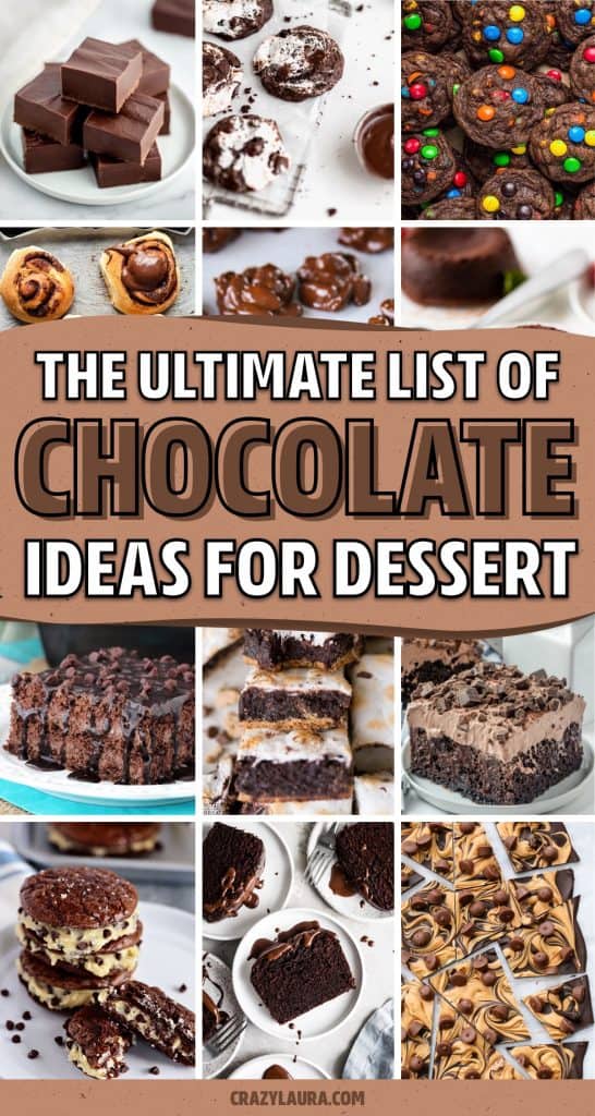 35+ Best Chocolate Dessert Recipes For Your Sweet Tooth - Crazy Laura