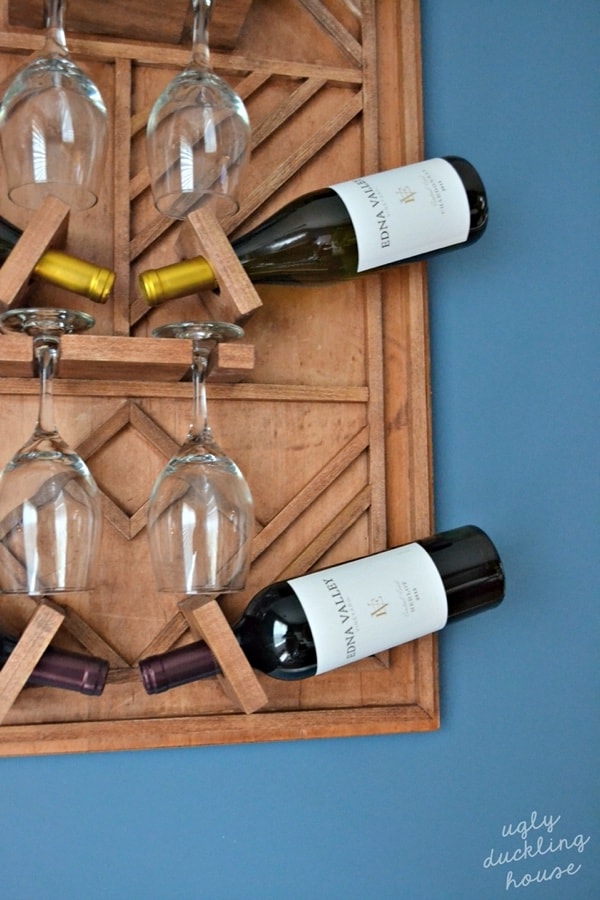 simple to make wine rack out of plywood