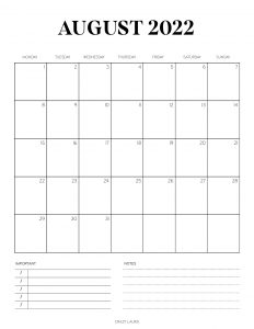 Free Vertical Calendar Printable For 2023 - UPDATED