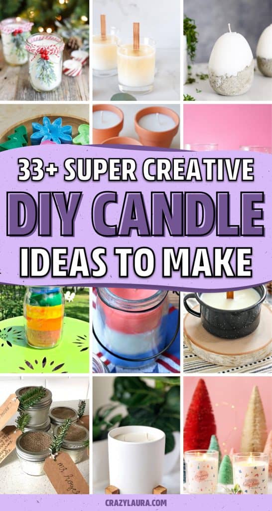 34+ Best DIY Candle Ideas & Craft Tutorials For