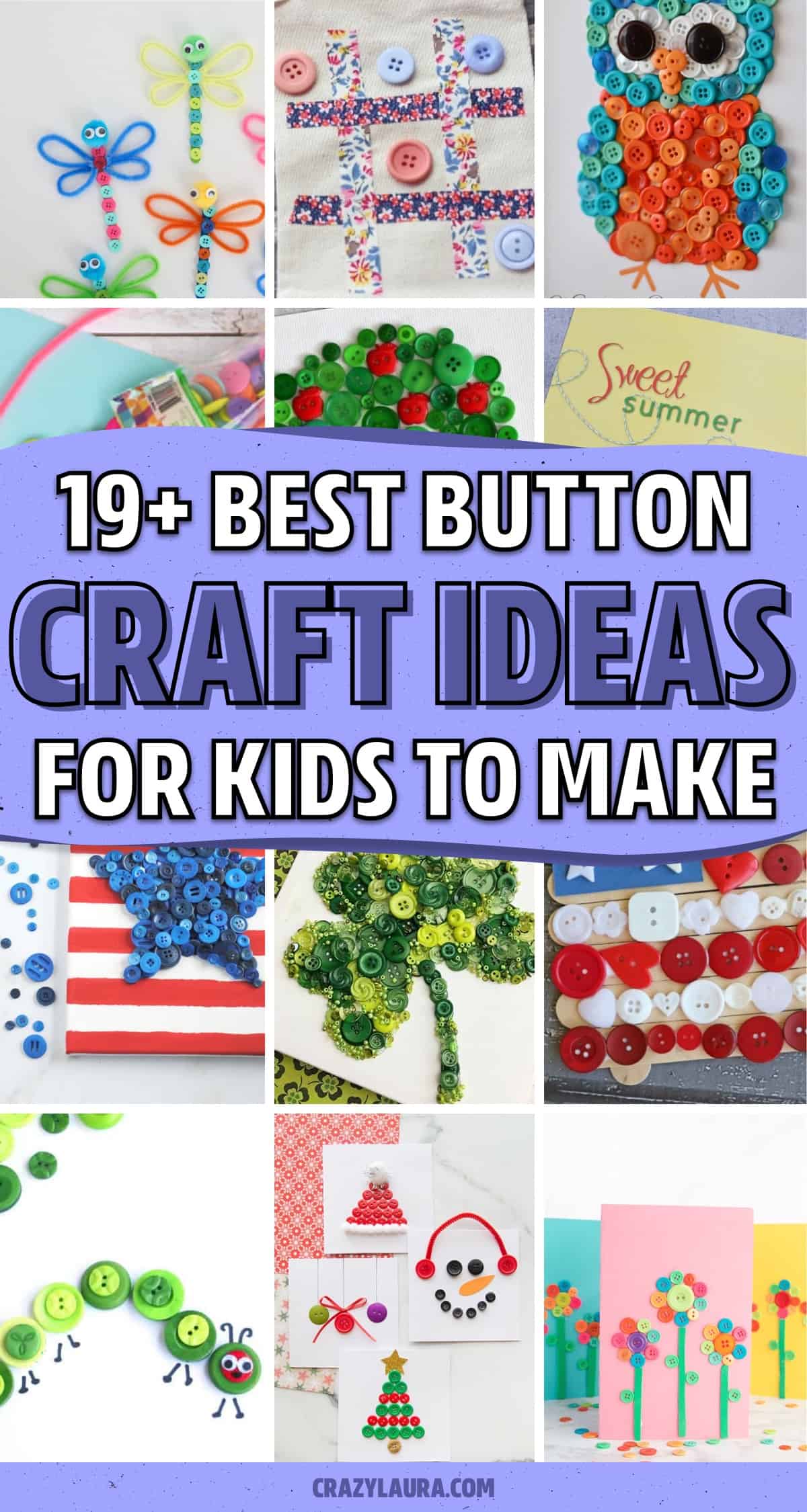 button craft examples to make for young kids