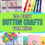 list of the best button crafts for kids