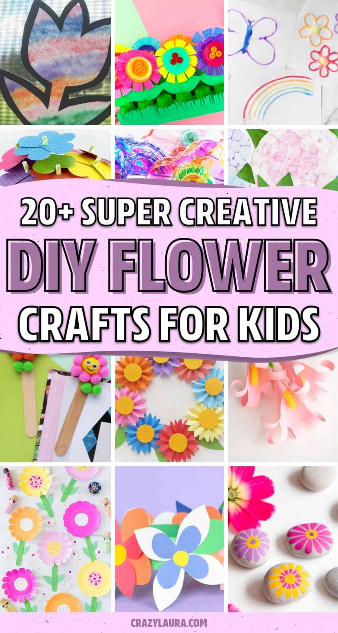 20+ Best Flower Crafts & Activity Ideas For Kids In