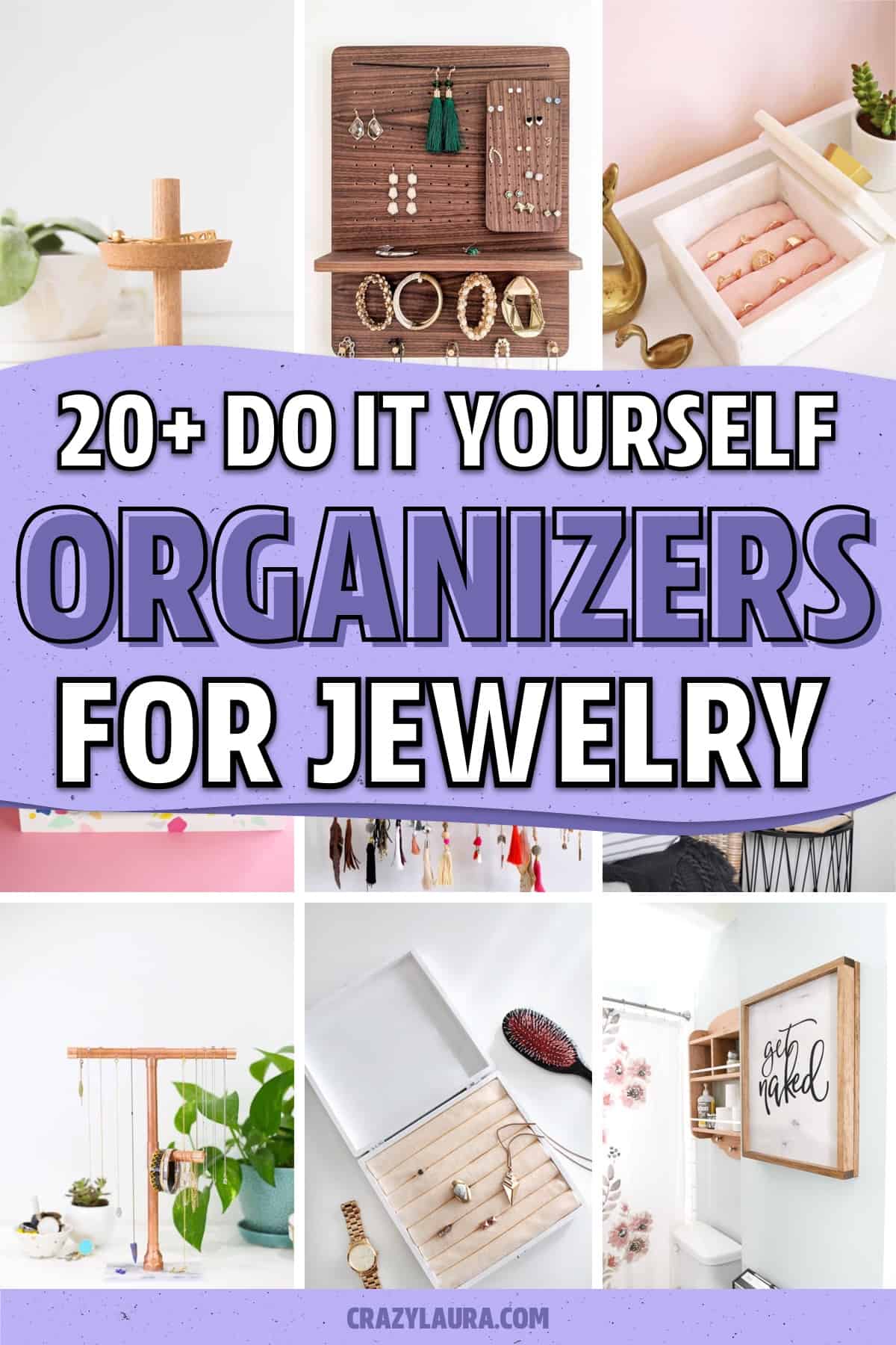 how to make your own jewelry organizer