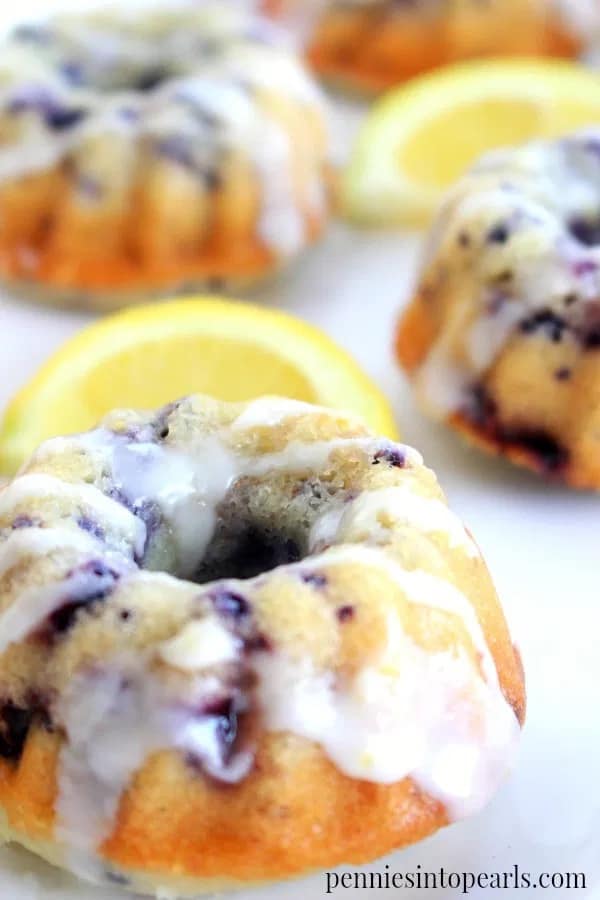 lemon and blueberry mini cake recipe