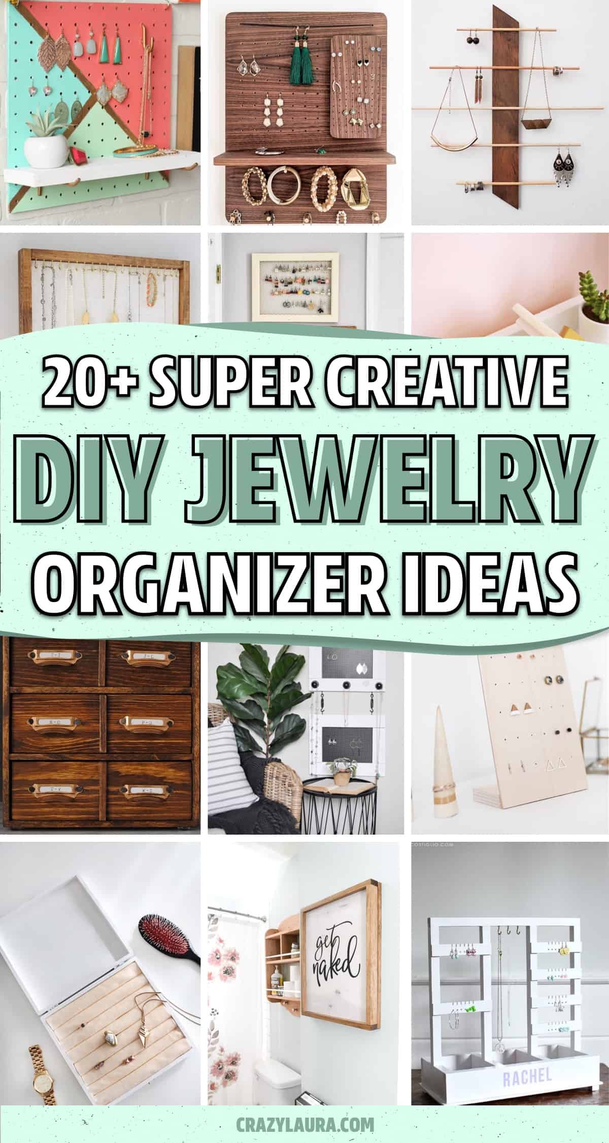 creative ways to organize jewelry at home