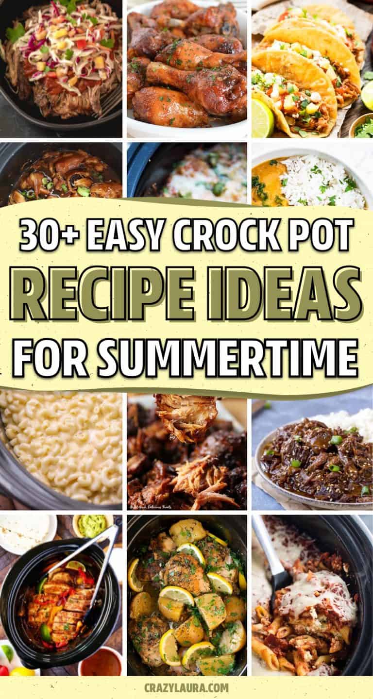 32+ Quick & Easy Summer Crockpot Recipes To Try - Crazy Laura