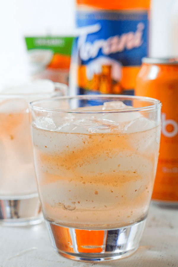 Low Sugar Keto Ginger Peach Vodka Mule