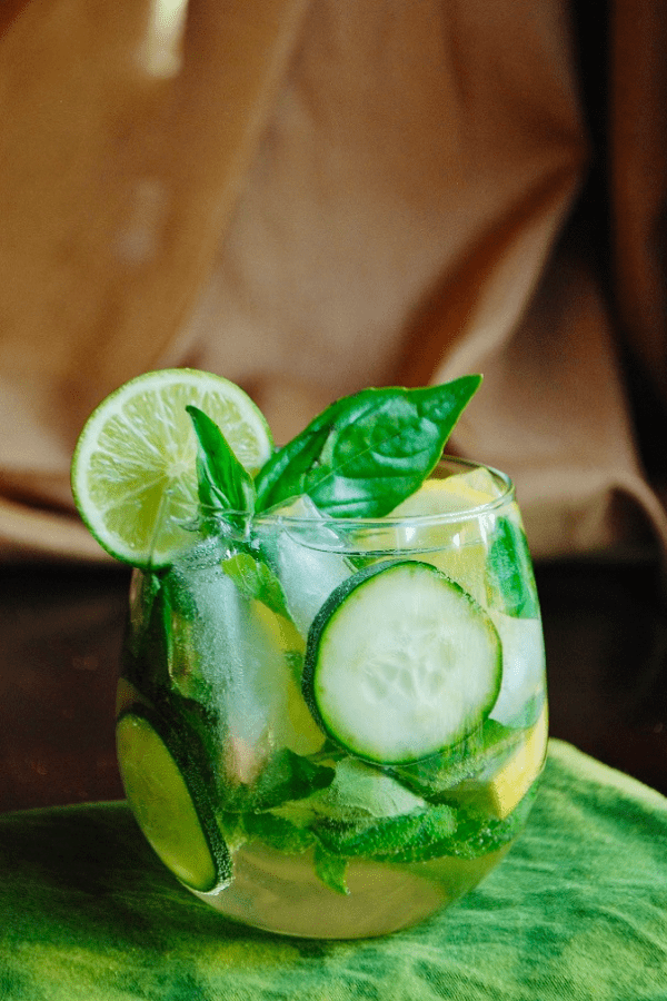 Savory Cucumber Herb Sangria