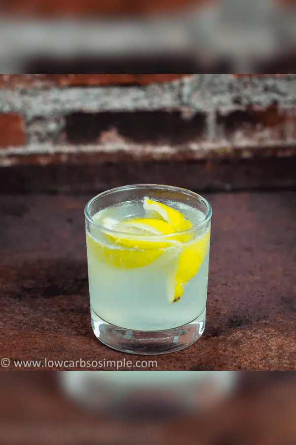 Low Sugar Vodka Collins Cocktail