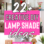 22+ Creative Diy Lamp Shade Frame Ideas (Pinterest Pin)