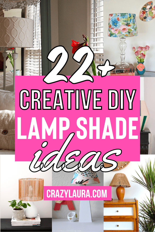 22+ Creative Diy Lamp Shade Frame Ideas (Pinterest Pin)