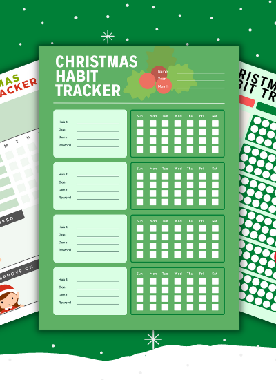 Free 6 Christmas Habit Trackers You Need For The Holidays (Featured Photo)