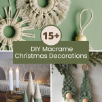 15+ Easy DIY Macrame Christmas Decorations