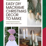 15+ Easy DIY Macrame Christmas Decorations