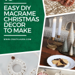 15+ Easy DIY Macrame Christmas Decorations