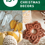 15+ Easy DIY Macrame Christmas Decorations