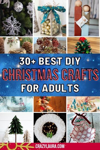 30+ Fun and Festive DIY Christmas Crafts For Adults