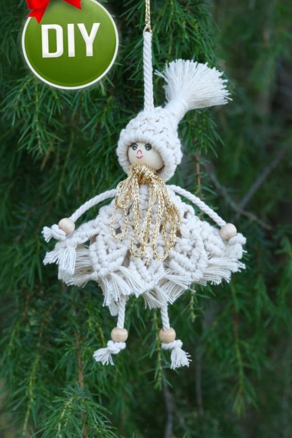 DIY MACRAME FAIRY PRINCESS GNOME