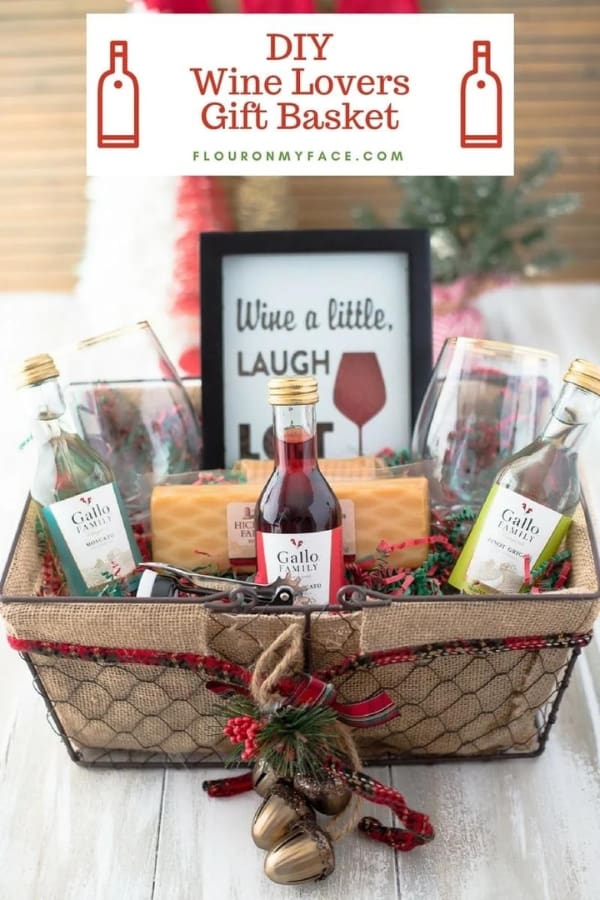 DIY WINE GIFT BASKET