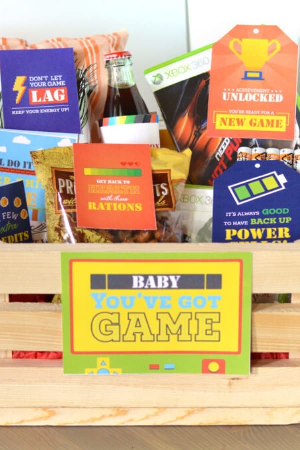 GAMER GIFT BASKET