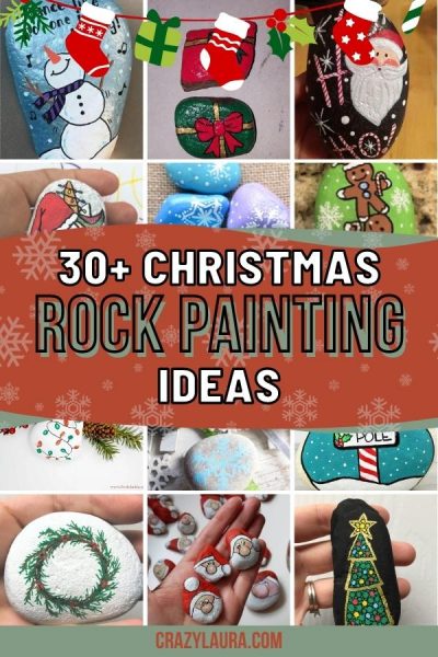 30+ Most Creative Christmas Rock Painting Ideas For