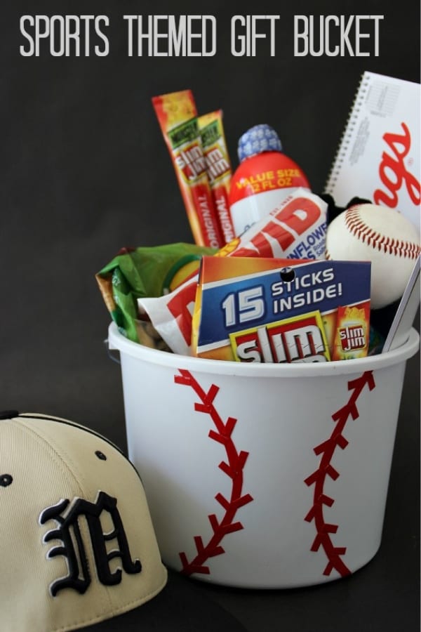 SPORTS-THEMED GIFT BASKET